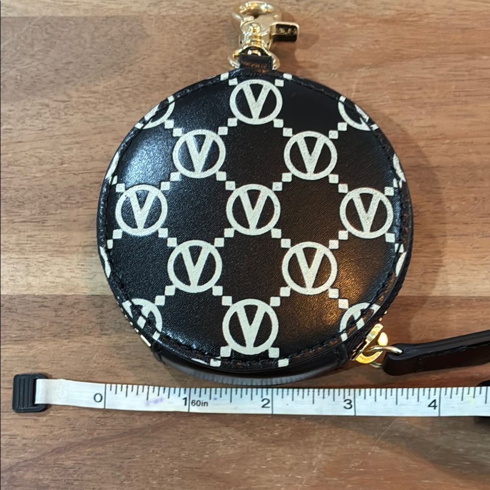 Valentino Black and beige Coin Purse